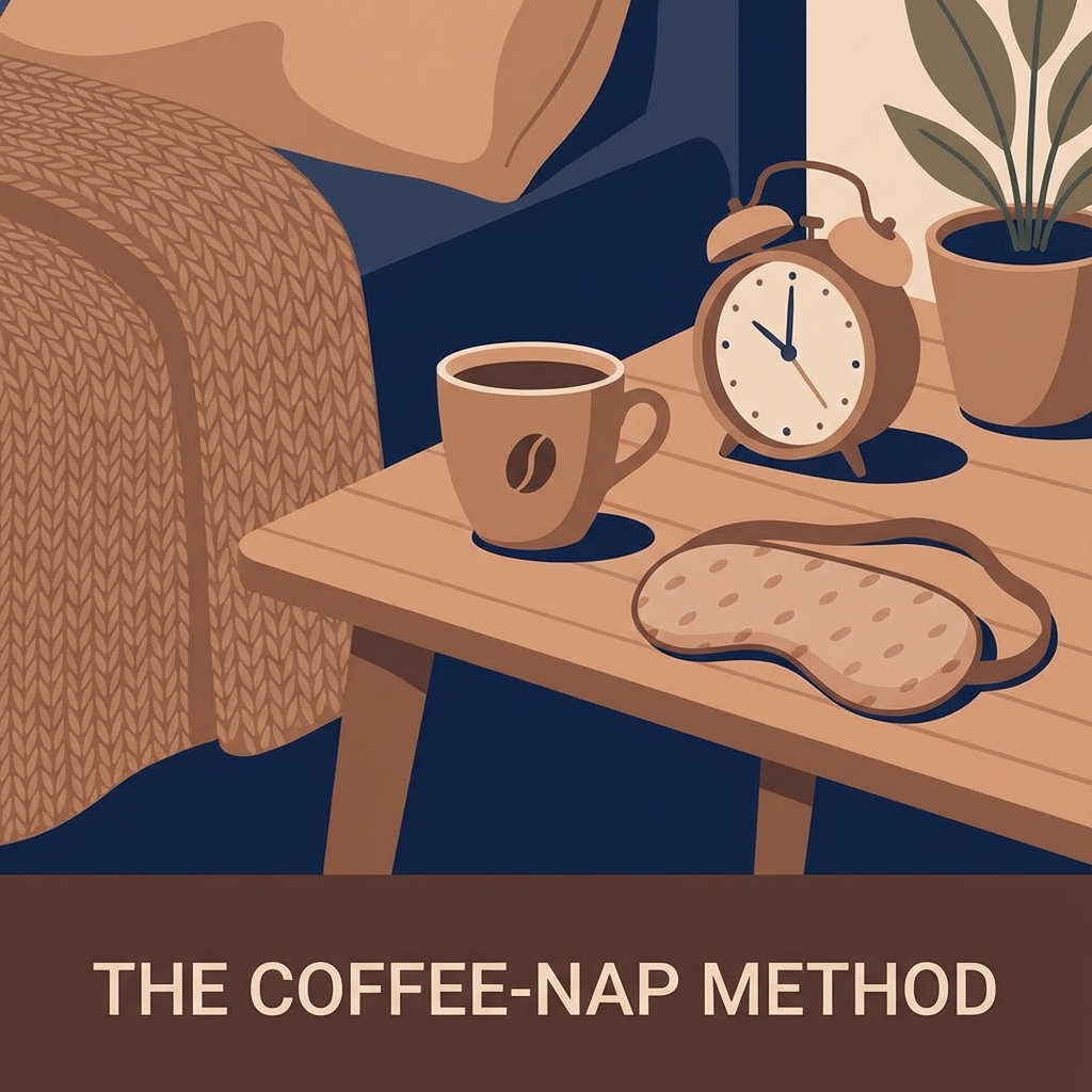 Méthode café-sieste pour double boost